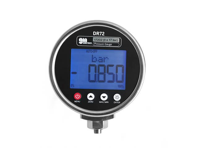 Manómetro digital DR72 - Calibración de presión