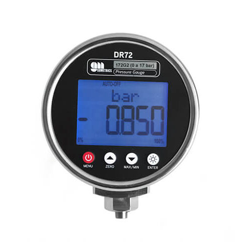DR72 Manómetro digital de proceso y calibración