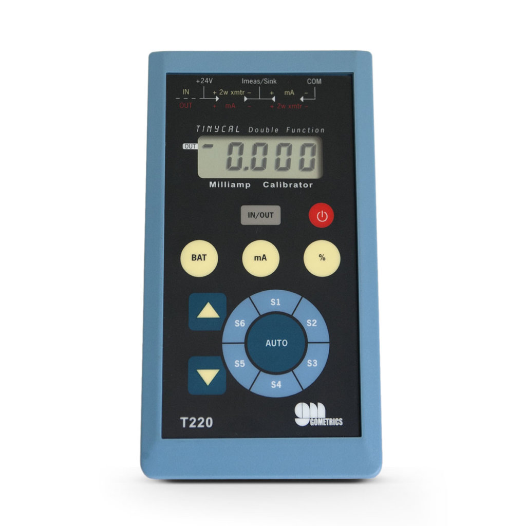 T220 Current loop calibrator 020/420mA Gometrics Instruments